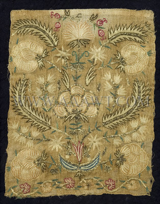 Floral and Foliate
Needlework
18th Century, entire view